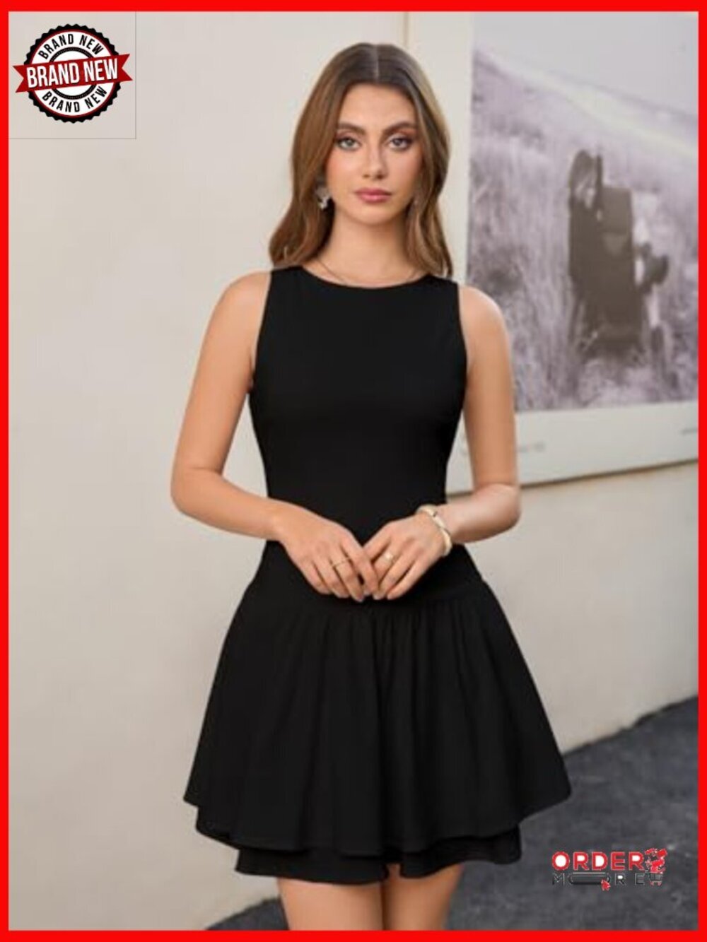 Ruffle Mini Short Graduation Dress A Line Party Dress Sleeveless Backless